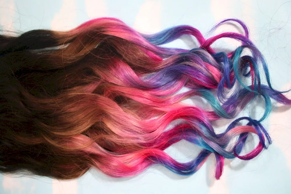 Coloured hair