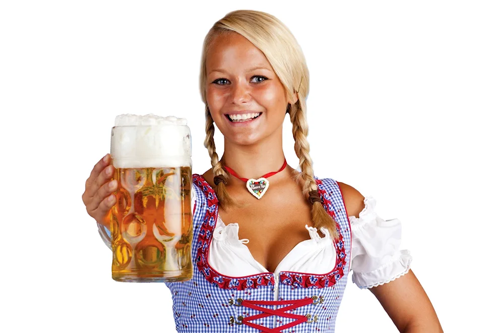 German beer festival Oktoberfest girls