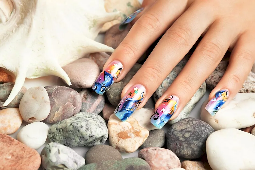 Sea manicure