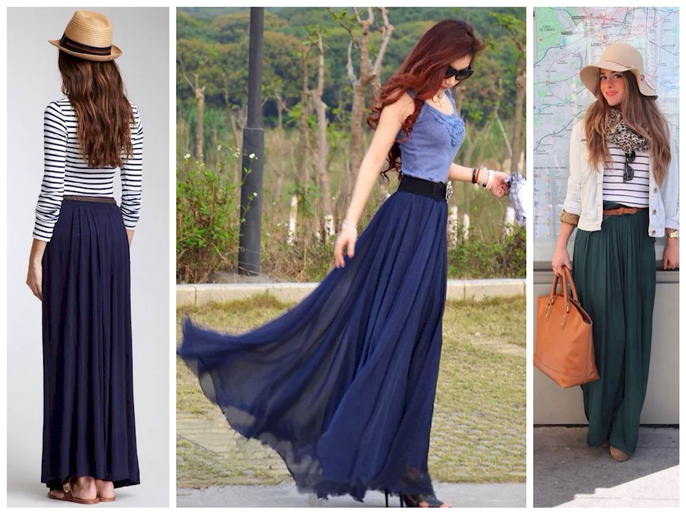 Stylish long skirts