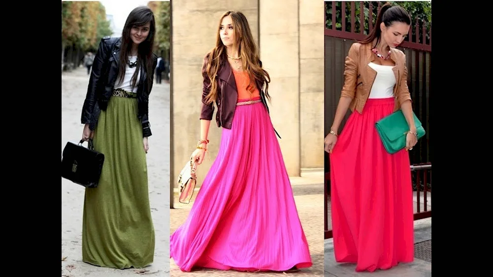 Long skirts for short girls