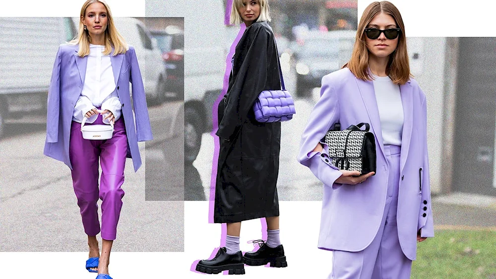 Long lilac coat