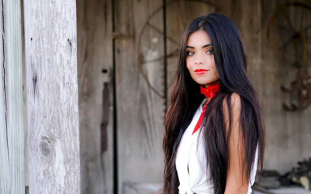 Long-haired brunette
