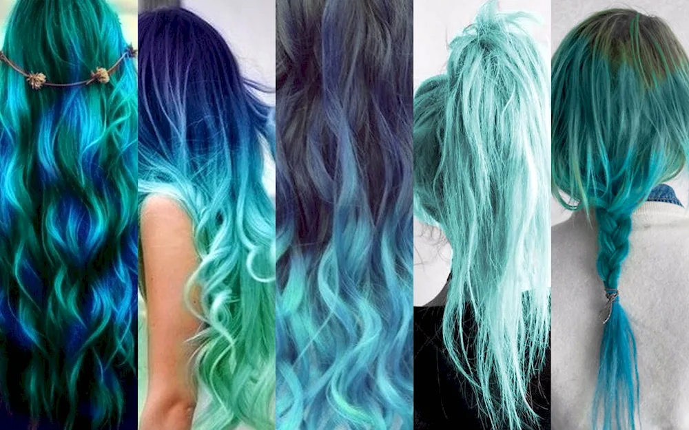 Blue hair