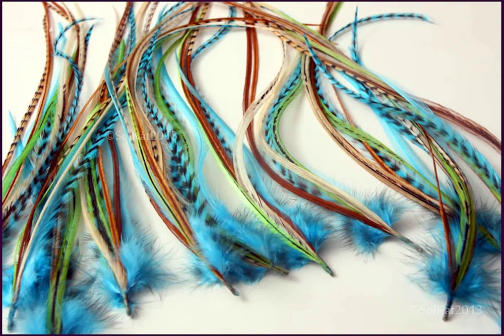 Blue strands
