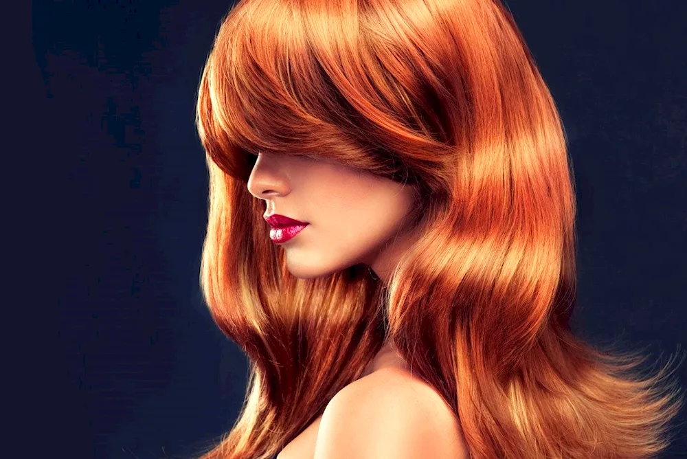 Estel fiery red hair