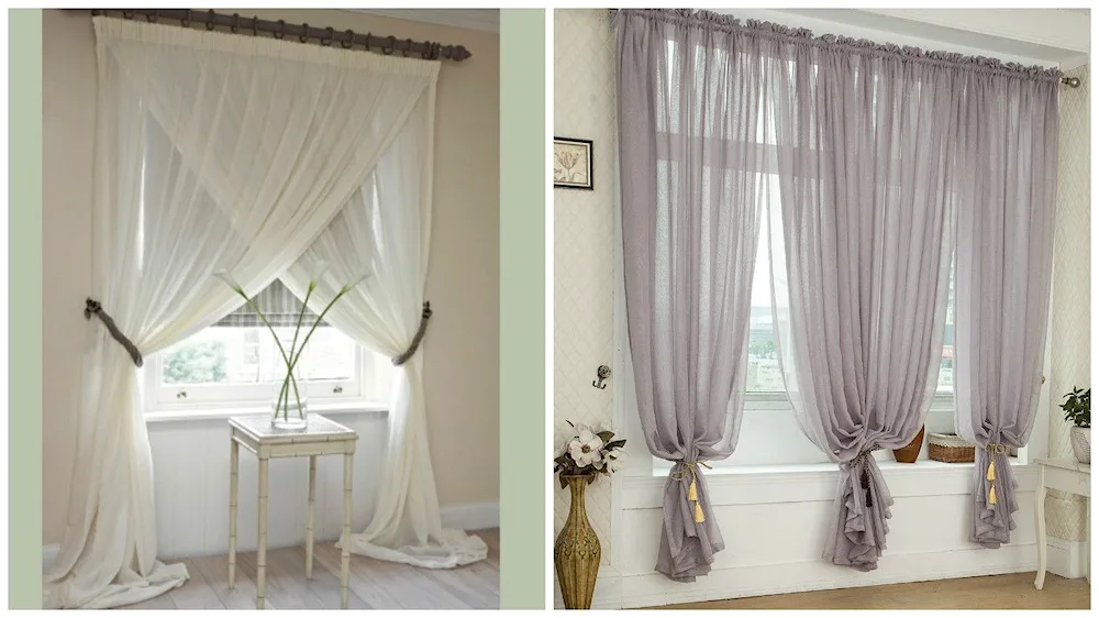 Long curtains