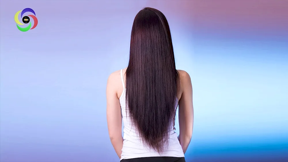 Long hair straightening