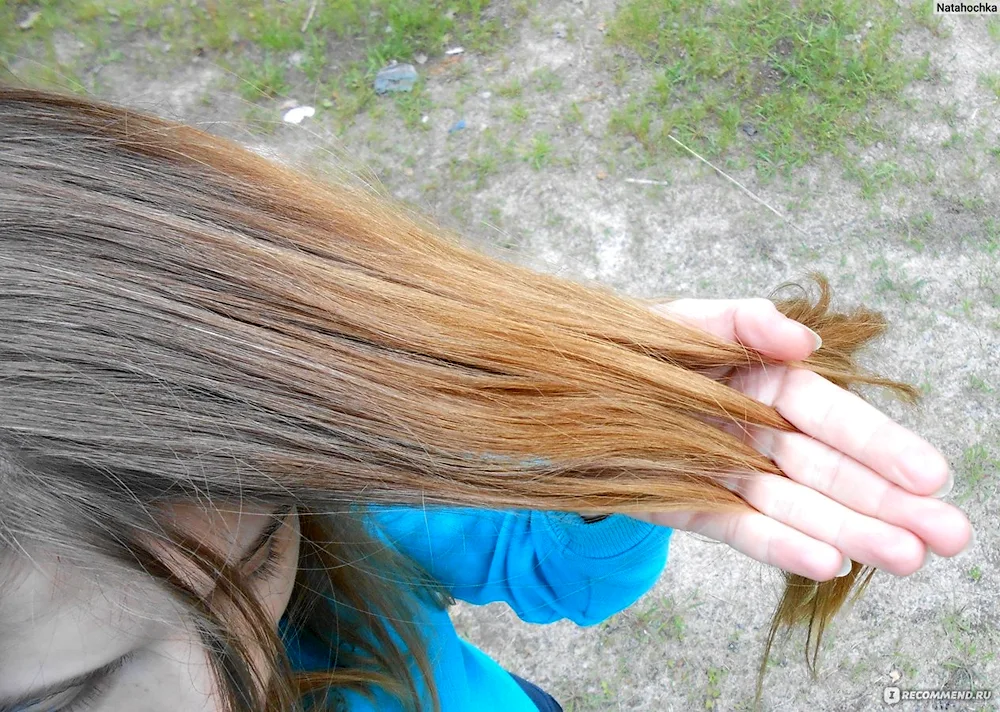 Blonde hair