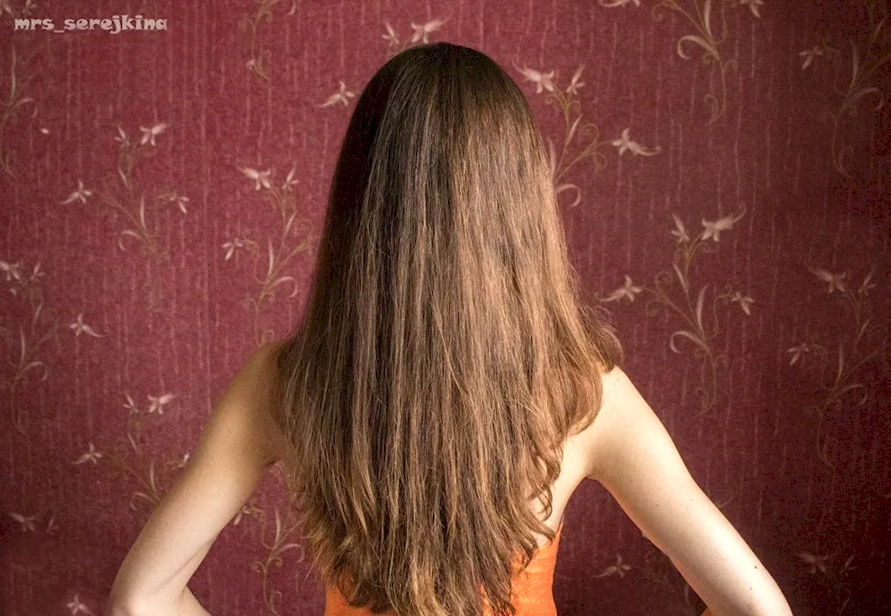 Long hair in the back