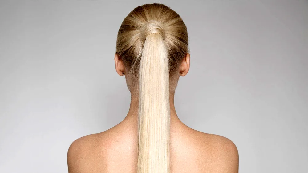 Long hair in the back
