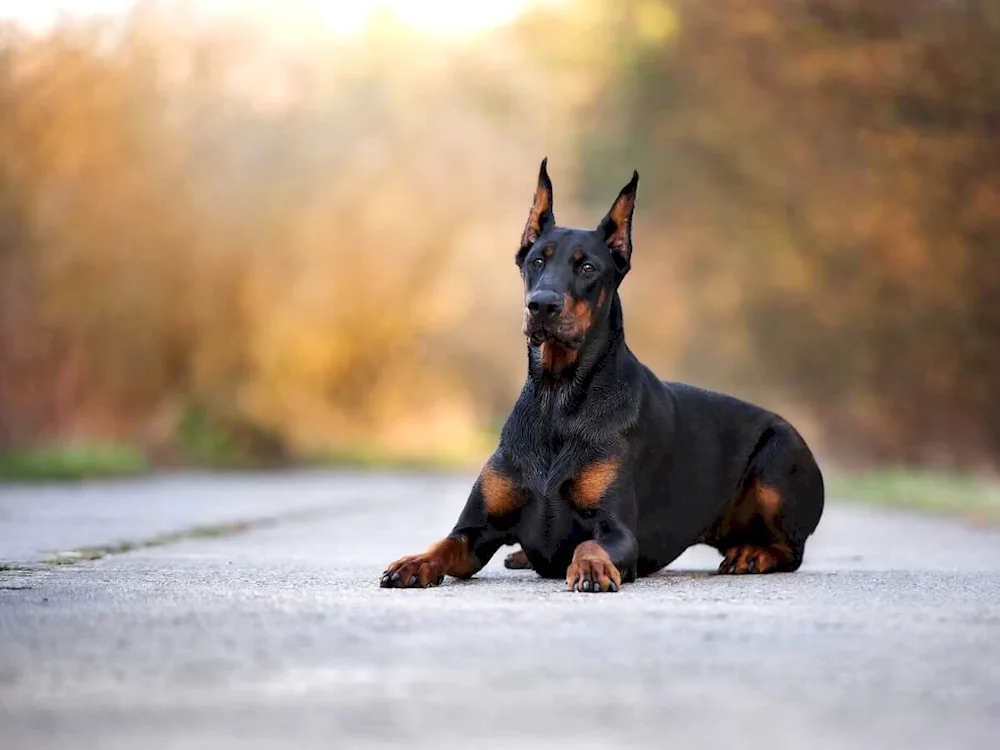 Doberman dog