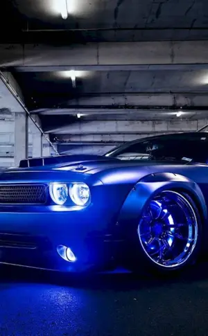 Dodge Challenger neon