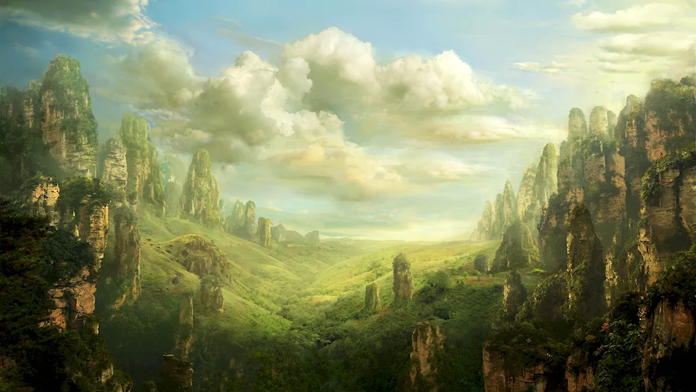 Fantasy landscapes