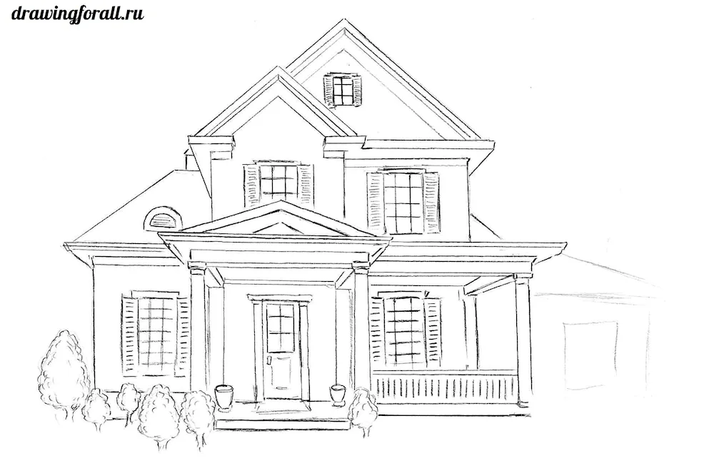 Beautiful buildings for drawing