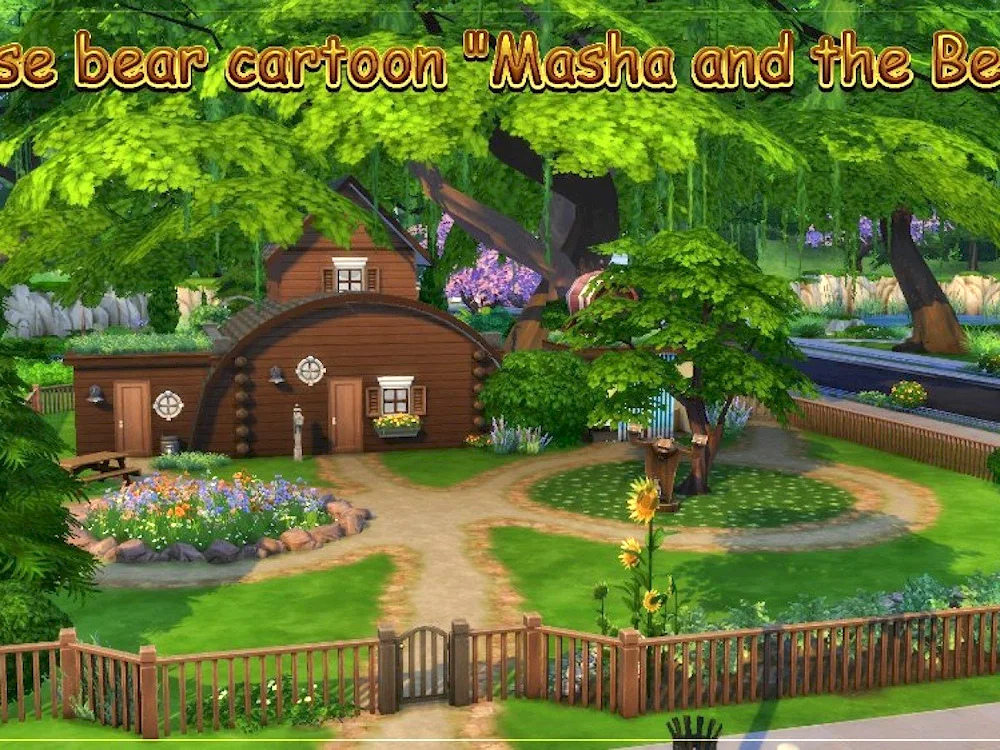 Masha and the bear's bear house