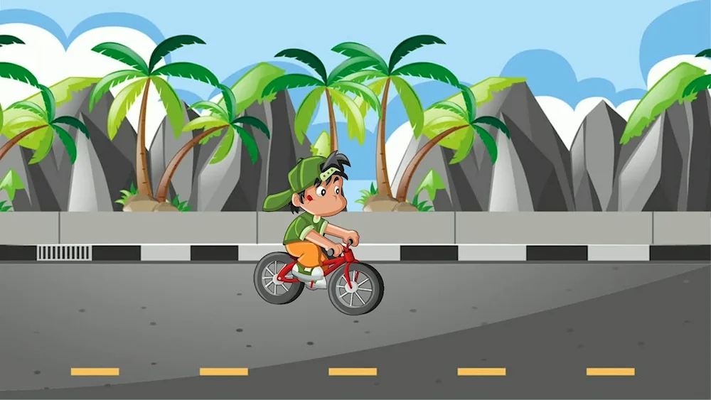 Cartoon road