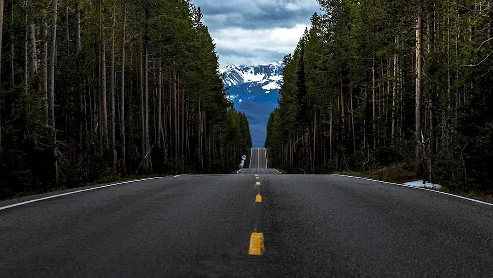 road uphill road