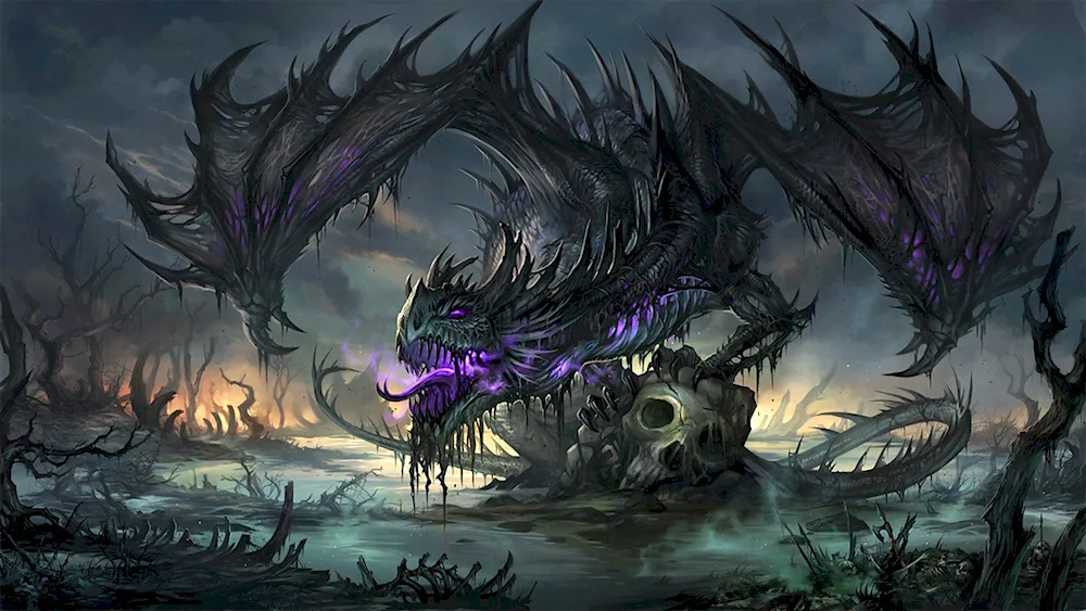 Malassa dragon of darkness