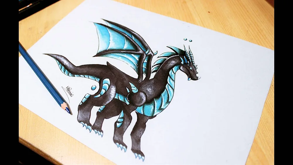 Dragon for drawing