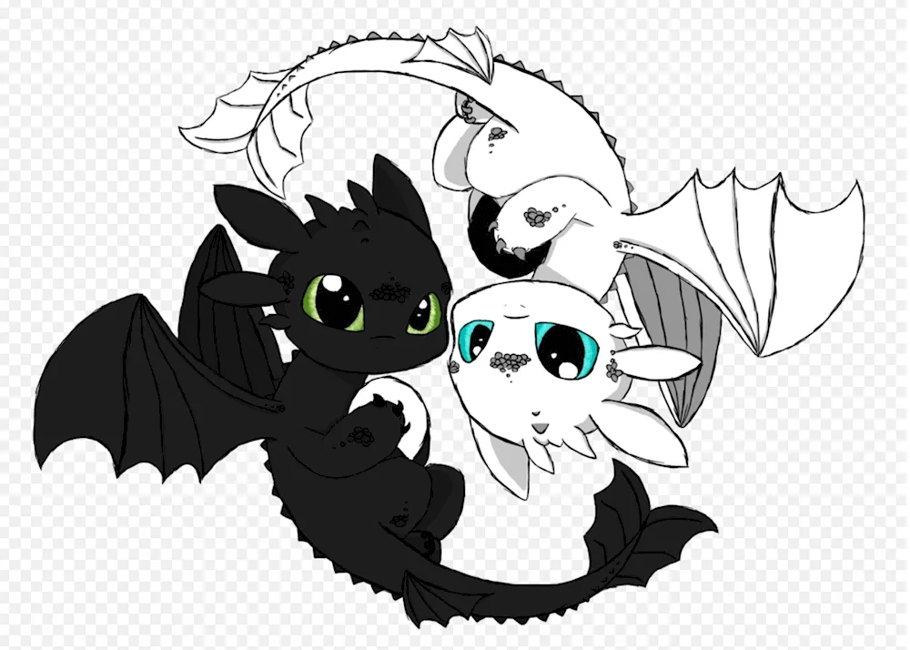 Toothless dragon and day fury