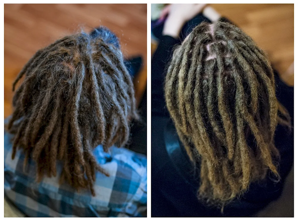 Dreadlocks in a bundle men's