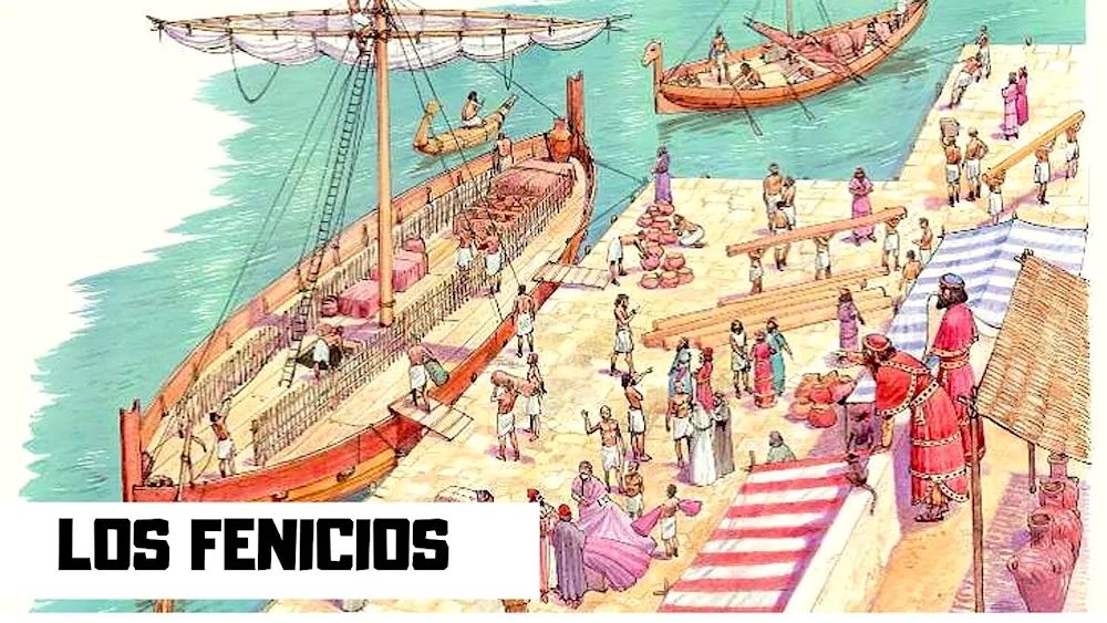 Ancient Phoenicia illustrations