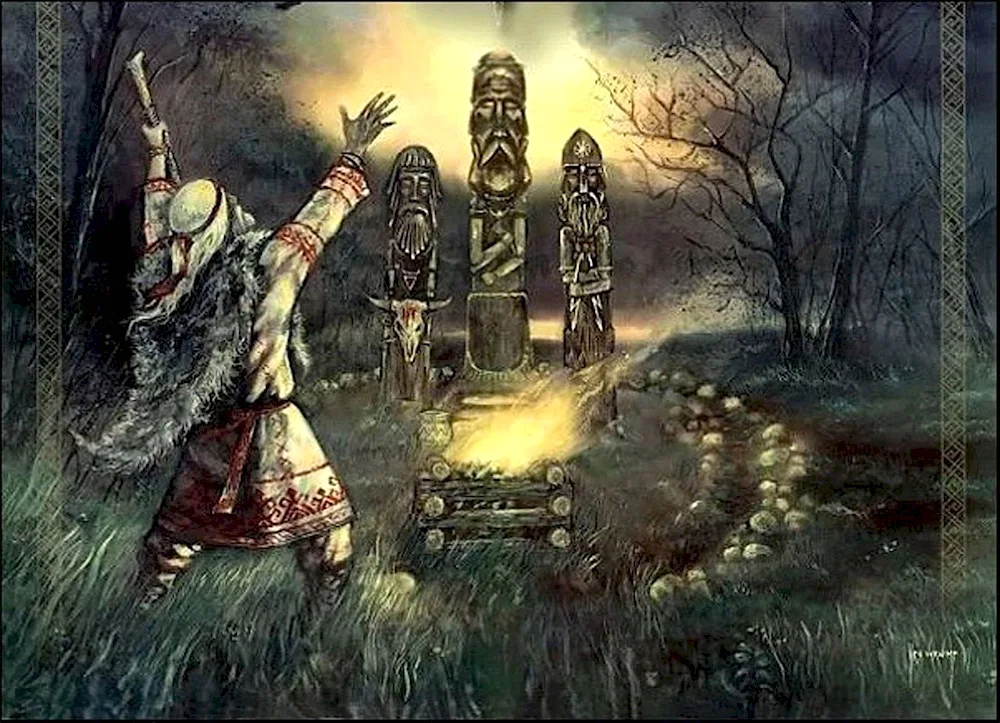 The ancient Slavs paganism kapishche