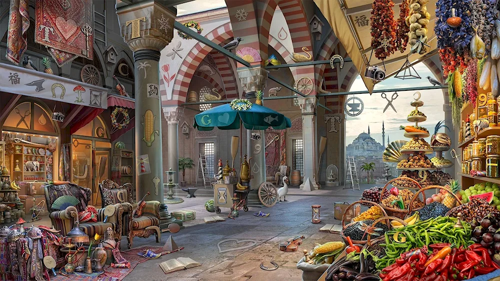 Ancient Eastern Bazaar