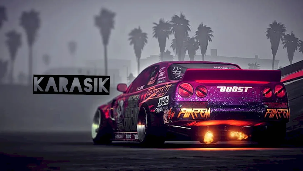 Nissan Skyline GTR r34 drift