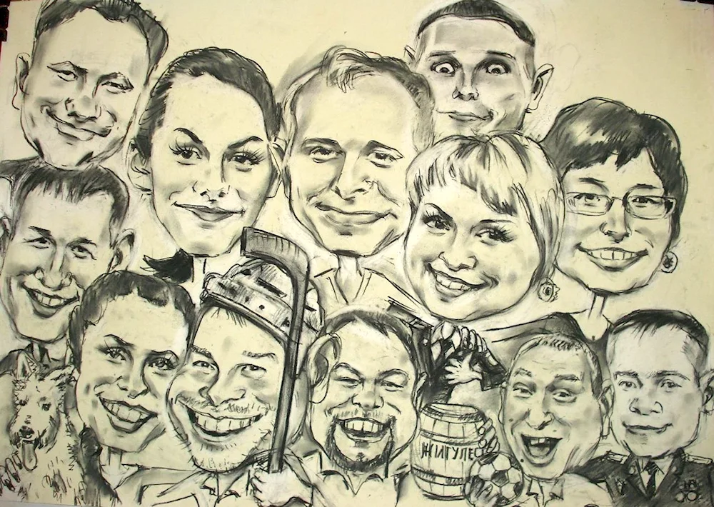 Family caricature