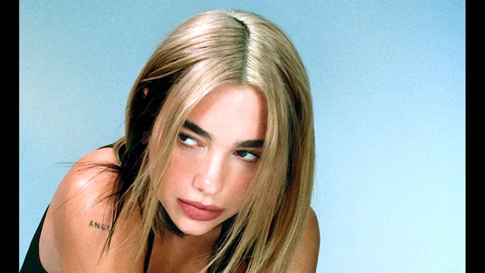 Dark hair colouring with white strands