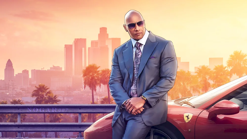 Dwayne rock Johnson GTA 5