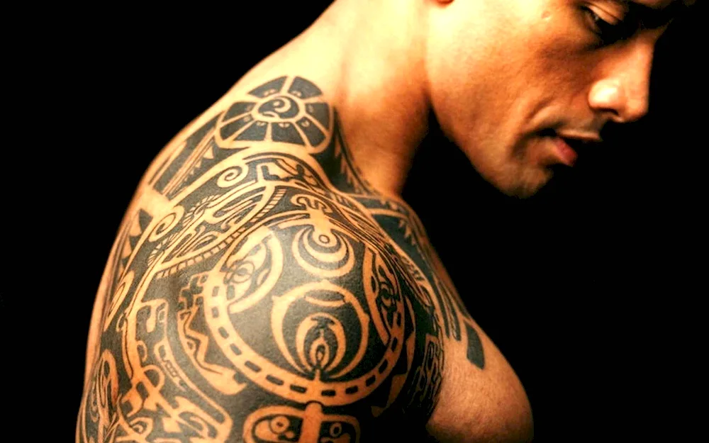 Dwayne rock Johnson tattoos