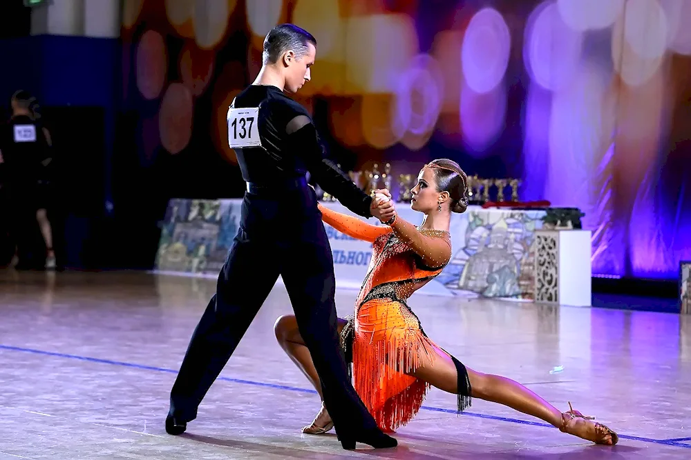 Polina Dubeyko ballroom dancing.