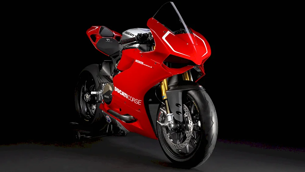 Ducati motorbike red