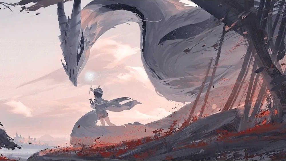 Dvalin the dragon. Genshin