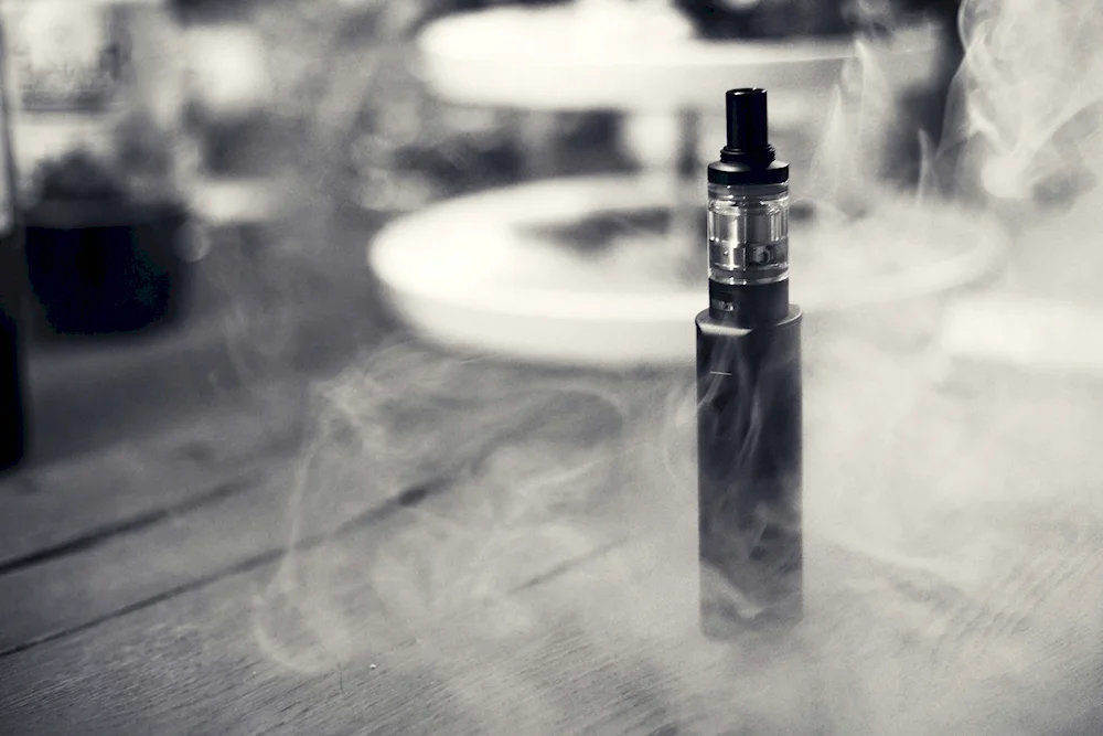 Electronic cigarette smoke