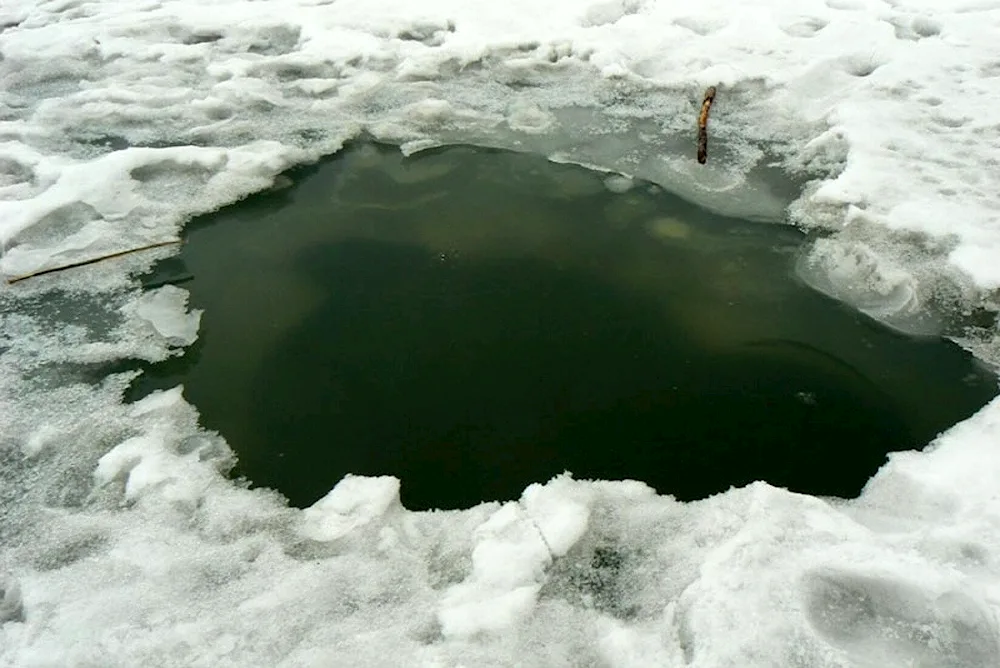 Hole in the ice