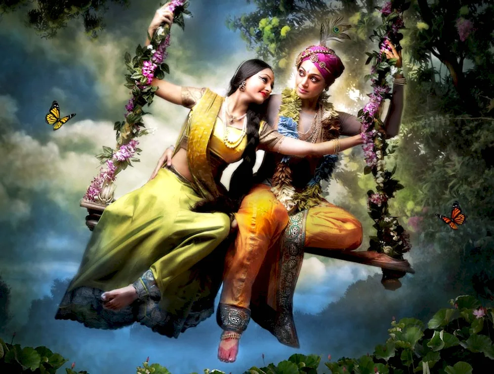 Krishna and Radha