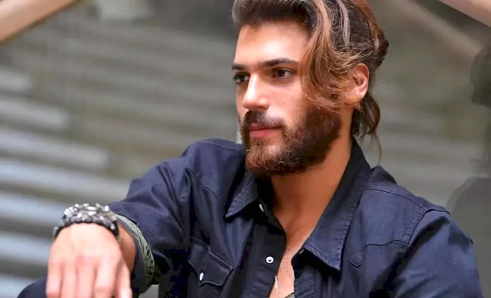 Hair style long male hair