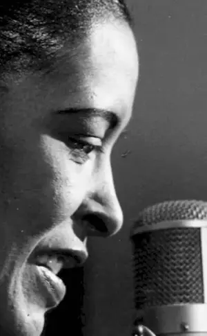 Jazz singer Billie Holiday