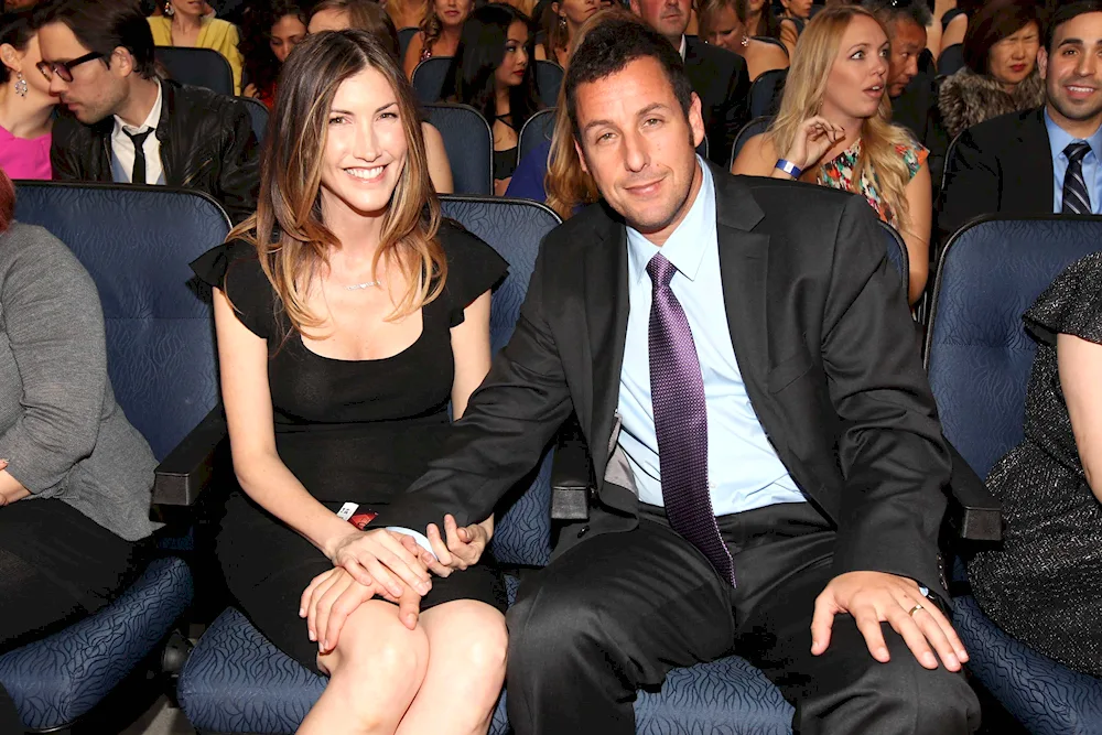 Jackie Titone and Adam Sandler