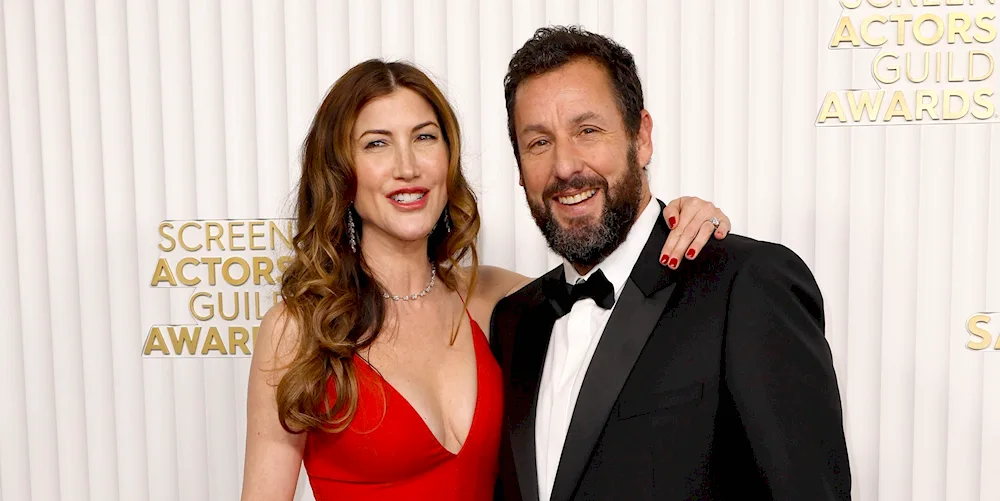 Jackie Titone and Adam Sandler