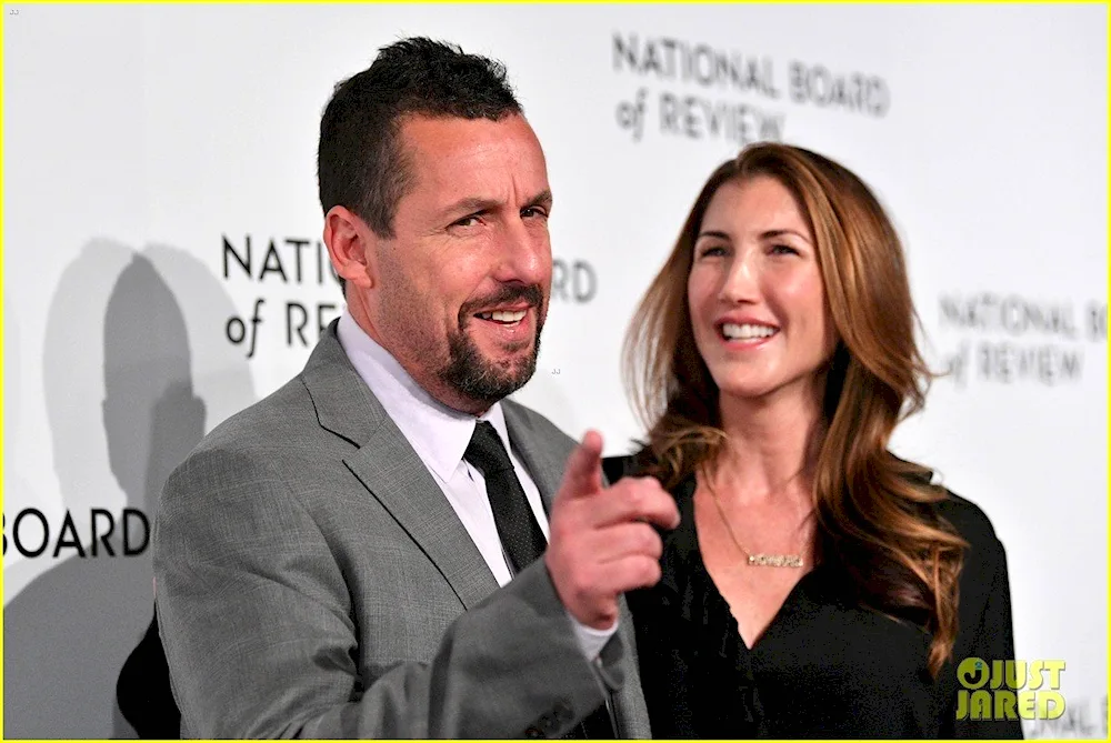 Jackie Titone and Adam Sandler