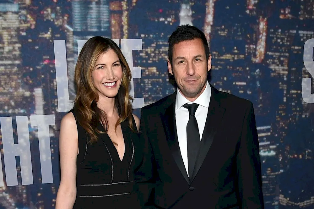 Jackie Titone and Adam Sandler