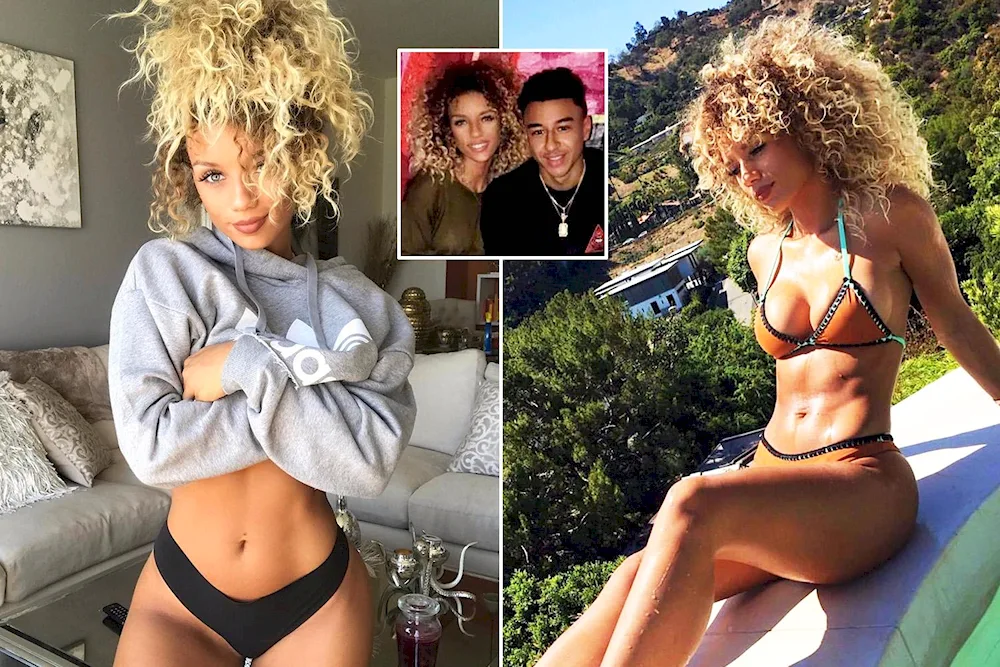 Jena Frumes and Jesse Lingard