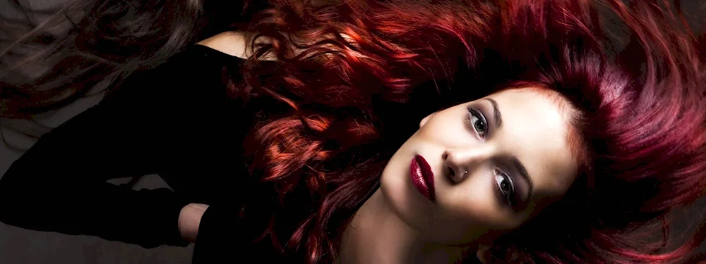 Burgundy Beaujolais hair