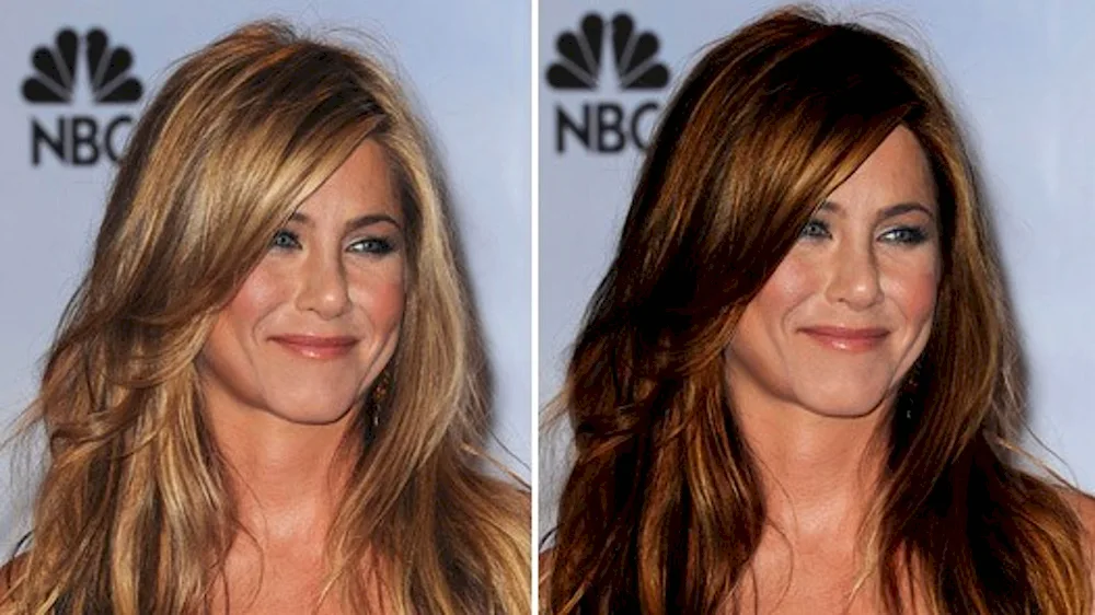 Jennifer Aniston hair colour