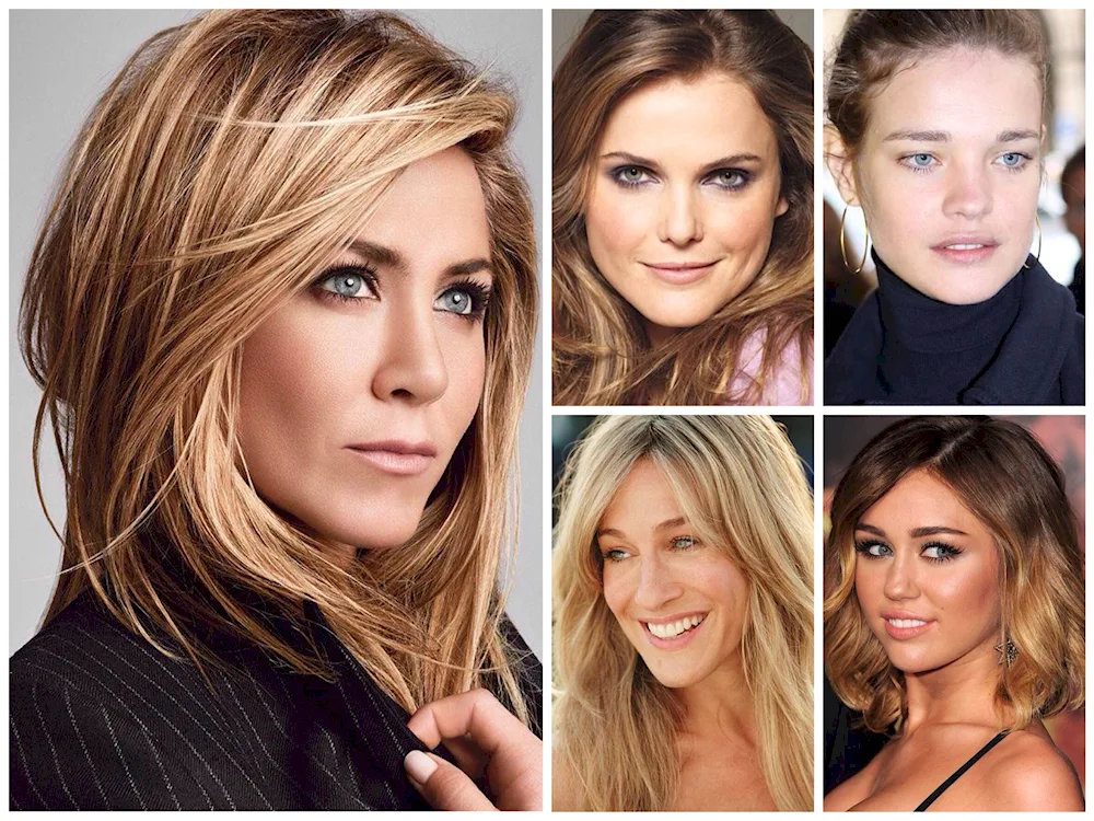 Jennifer Aniston colour type looks